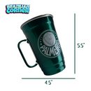 CANECA DE ALUMINIO TÉRMICA PALMEIRAS 500ML