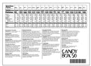 CAJA DE REGALO DE CARAMELOS VARIEDAD PAQUETE DE 50 CUENTAS