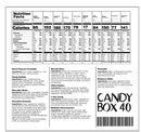 CANDY GIFT BOX VARIETY 40 COUNT PACK