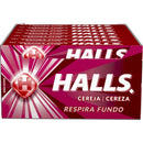 DROPS HALLS CEREJA CAIXA 21 UNIDADES 588G