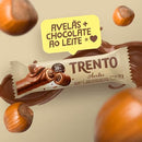 Wafer Recheado Trento 38% Cacau Display 16x32g | Trento Chocolate Wafer Rolls 18 oz
