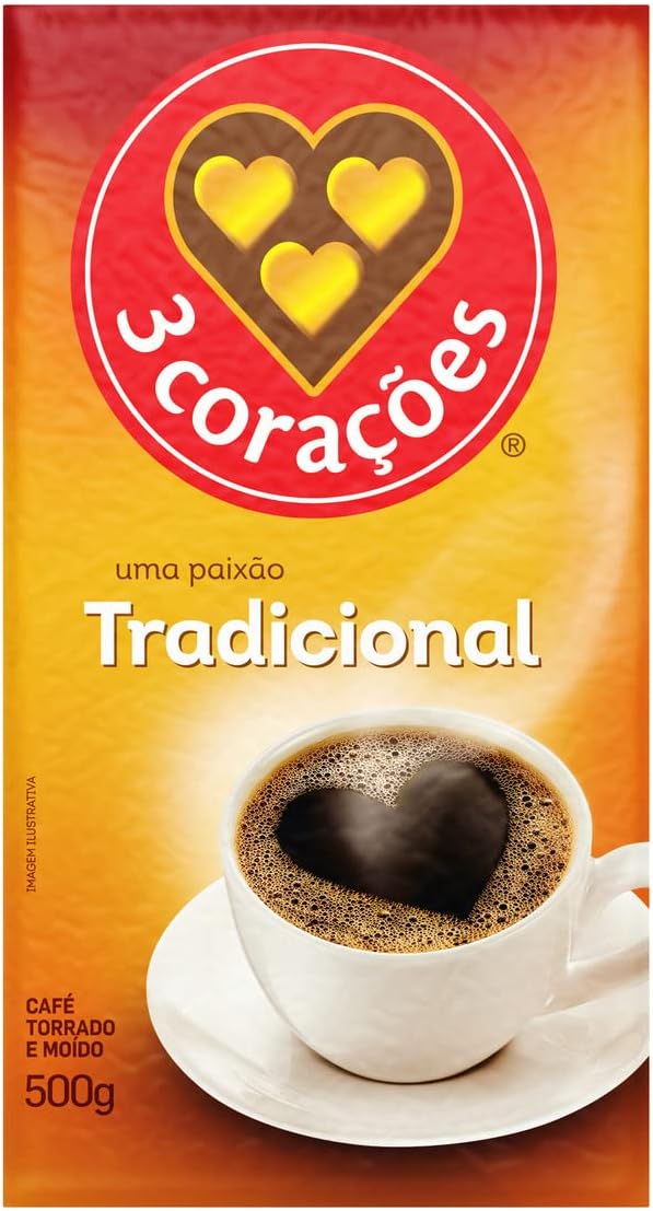 CAFE 3 CORAÇÕES TRADICIONAL 500G