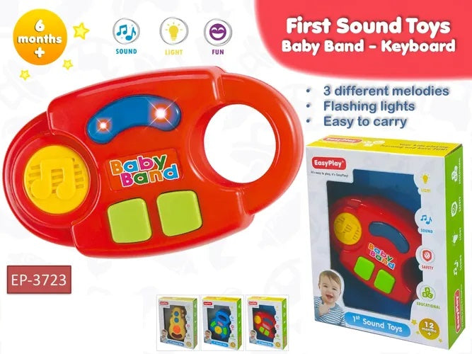 Light & Sound Learning Toy Baby Band KeyBoard 3723