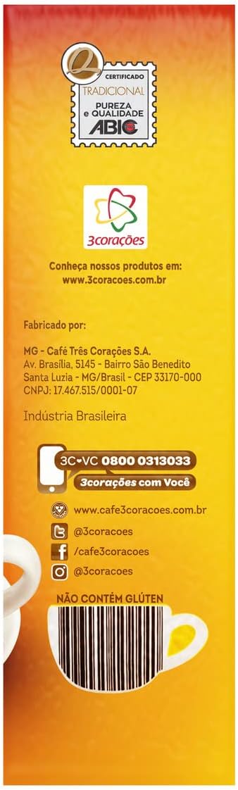 CAFE 3 CORAÇÕES TRADICIONAL 500G