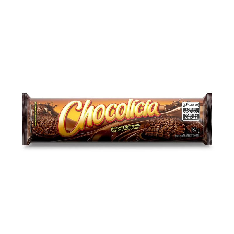 CHOCOLICIA BISCOITO RECHEADO CHOCOLATE MONDELEZ 132 G