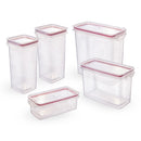 Plasutil 5 Piece Airtight Food Storage Container Set with Lids | BPA Free