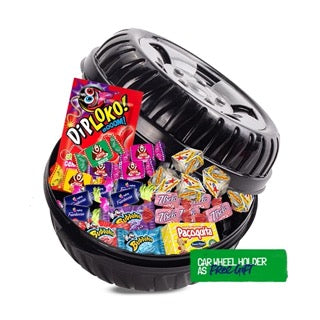 Brazilian Corner Party Favors 6.4 oz | Gift Box in Fun Shape - Wheel