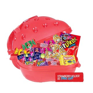 Brazilian Corner Party Favors 6.4 oz | Gift Box in Fun Shape - Strawberry