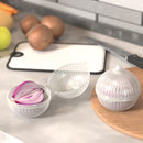 Vegetable / Fruit Storage Containers Bundle for Refrigerator Plasutil | Lemon Tomato Garlic Onion Shaped & Garlic Crusher Food Storage | Containers with Lids | Pack of 6