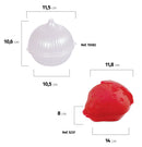 Vegetable / Fruit Storage Containers Bundle for Refrigerator Plasutil | Lemon Tomato Garlic Onion Shaped & Garlic Crusher Food Storage | Containers with Lids | Pack of 6