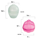 Vegetable / Fruit Storage Containers Bundle for Refrigerator Plasutil | Lemon Tomato Garlic Onion Shaped & Garlic Crusher Food Storage | Containers with Lids | Pack of 6