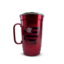 CANECA DE ALUMÍNIO TÉRMICA FLAMENGO 500ML