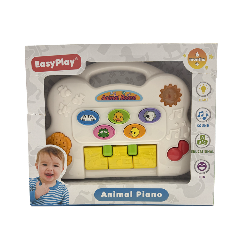 Light & Sound Learning Toy Animal Piano 5131