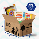 Baby Gift Box 3 Set Mucilon Cereal 14.1 oz, Farinha Lactea 12.7 oz and Light & Sound Learning Toy (CORN/WHEEL)