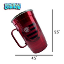 CANECA DE ALUMÍNIO TÉRMICA FLAMENGO 500ML