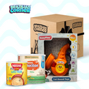 Baby Gift Box 3 Set Mucilon Cereal 14.1 oz, Farinha Lactea 12.7 oz and Light & Sound Learning Toy (CORN/SAX)