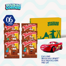 Gift Box with 6 Pack Toddynho and 1 Toy Cars Movie Character (Mcqueen)