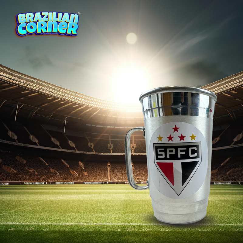 CANECA DE ALUMÍNIO TÉRMICA SAO PAULO 500ML