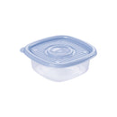 Square Plastic Food Storage Container with Pop Lid 13.52 Fl Oz Plasutil | Meal Prep Box | BPA-Free 5770