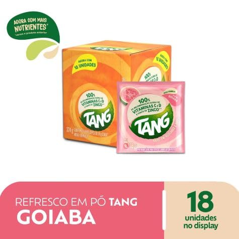 REFRESCO EM PÓ TANG GOIABA CAIXA COM 18 UND