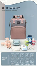 Baby Mommy Diaper Backpack | Portable Baby Bag with Changing Travel Bassinet