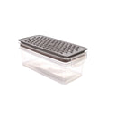 Cheese and Vegetable Grater with Storage Container 29.58 fl oz Plasutil | BPA Free Plastic Refrigerator