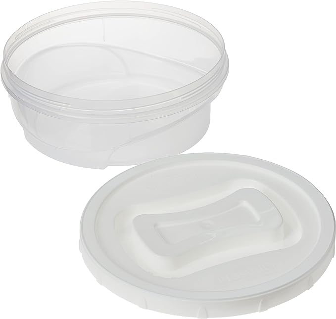 Food Container with Screw Lid 67.6 Fl oz Clic Plasutil | BPA-Free Plastic Meal Prep Set Plasutil 2835