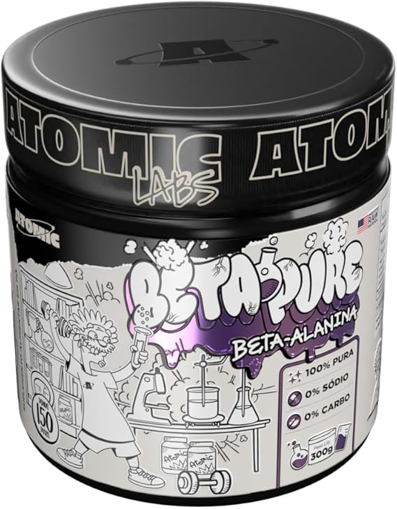 Atomic Labs Beta-Alanine Powder Supplement - 0.66 lbs 150 Servings | 100% Pure - 2000mg per Serving