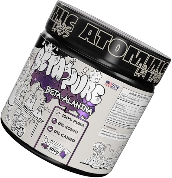 Atomic Labs Beta-Alanine Powder Supplement - 0.66 lbs 150 Servings | 100% Pure - 2000mg per Serving