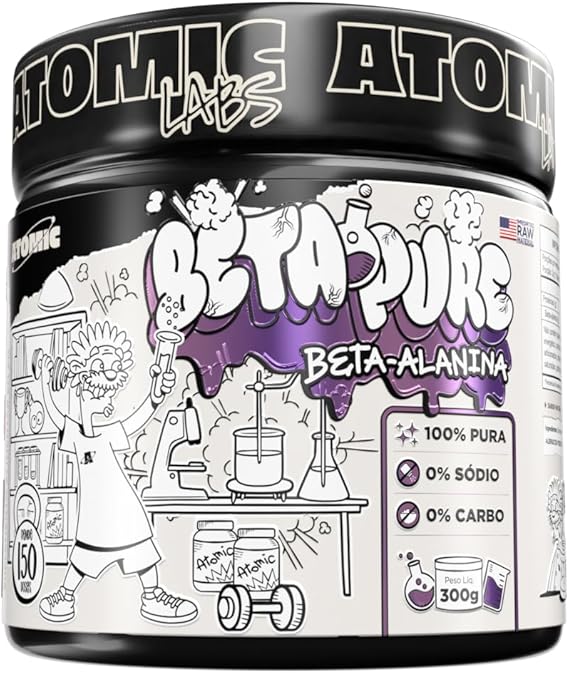 Atomic Labs Beta-Alanine Powder Supplement - 0.66 lbs 150 Servings | 100% Pure - 2000mg per Serving