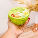 Fresh Seasoning Storage 12.6 Fl Oz Plasutil| Refrigerator Holder for Vegetable, Onion, Garlic, Tomato | BPA Free 6275