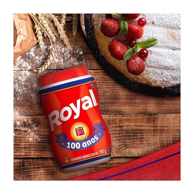 Fermento em Pó para Bolos, Biscoitos e Pães Royal 250G