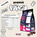 Atomic 100% Whey Protein Powder, Chocolate 500g | Strawberry 500g | Cookies 500g - 3.3 lb