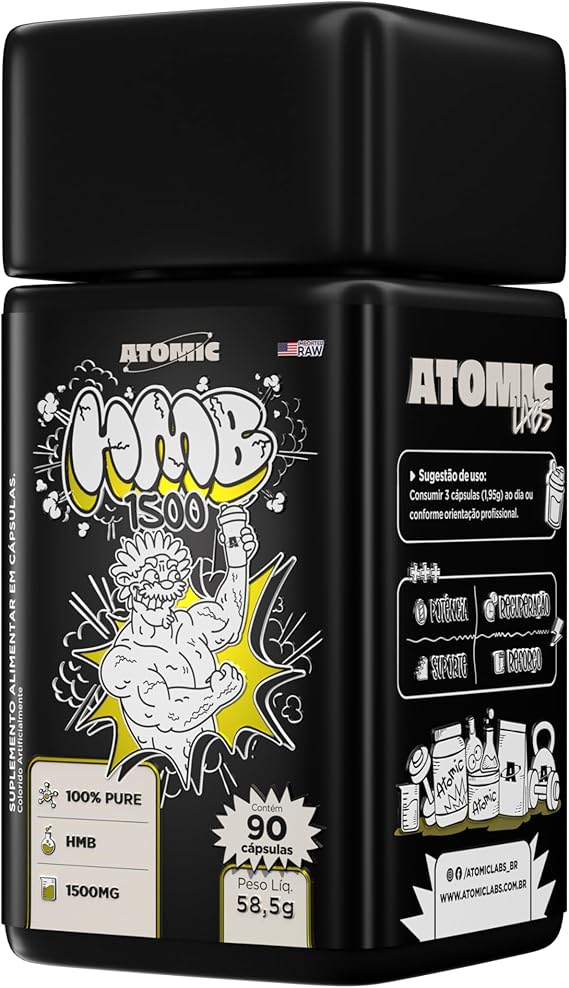 Atomic Labs Hmb 1500mg - 90 Cápsulas