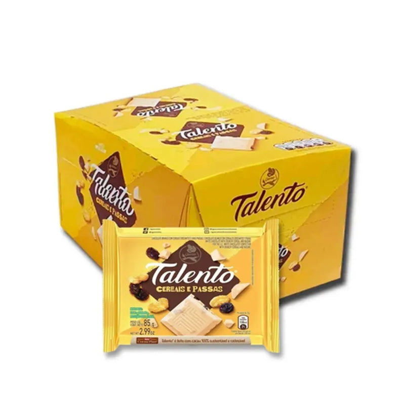 CHOCOLATE TALENTO CEREAIS e PASSAS GAROTO 90G