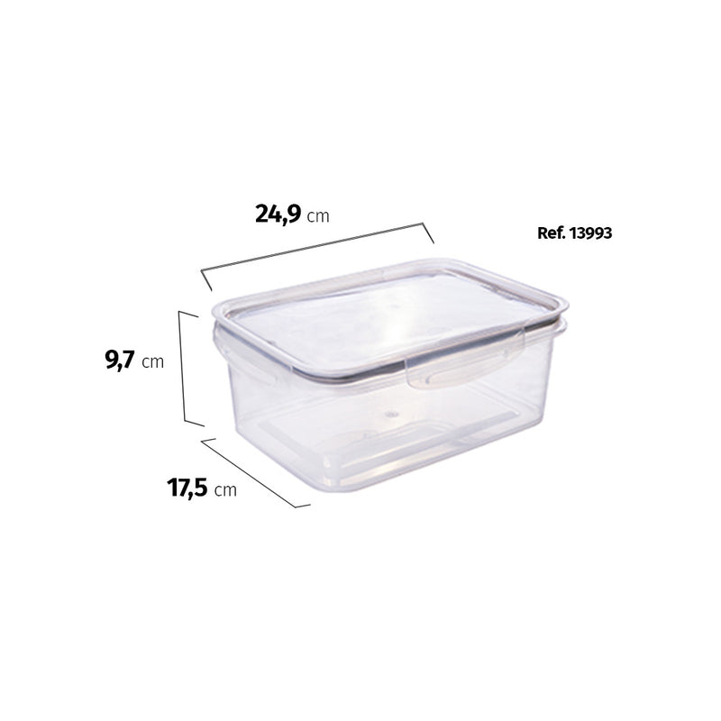 4-Pc Perfect Lock Food Storage Containers Set Plasutil | BPA-Free | Airtight Lids with 4 Locking Tabs | Microwave, Dishwasher & Freezer Safe | Ideal for Lunch, Meal Prep & Leftovers | Kitchen Organization, Pantry