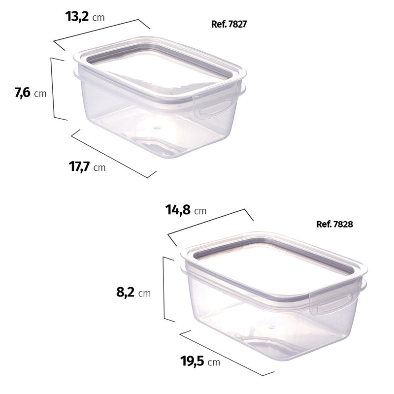 6-Pc Perfect Lock Food Storage Containers Set Plasutil | BPA-Free | Airtight Lids with 4 Locking Tabs | Microwave, Dishwasher & Freezer Safe | Ideal for Lunch, Meal Prep & Leftovers | Kitchen Organization, Pantry