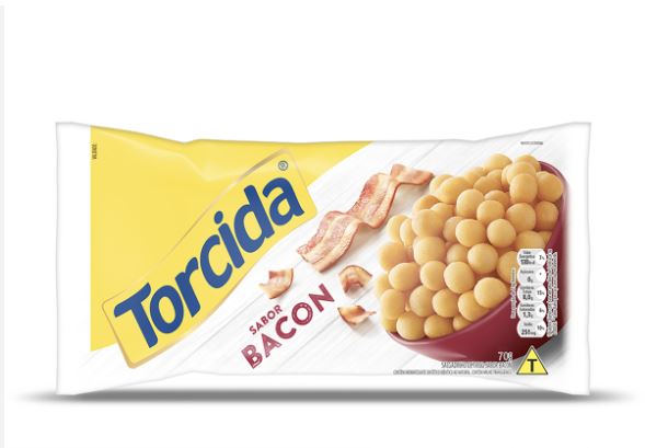 SALGADINHO TORCIDA 70G BACON