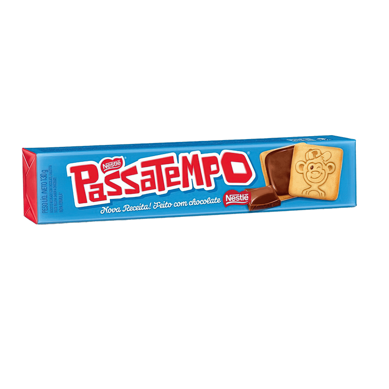 BISCOITO RECHEADO PASSATEMPO CHOCOLATE NESTLE 130G Brazilian Corner