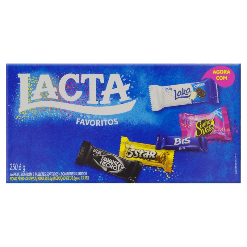 BOMBOM FAVORITOS LACTA 250G Brazilian Corner