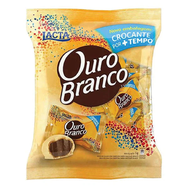 BOMBOM OURO BRANCO BAG LACTA 1KG Brazilian Corner