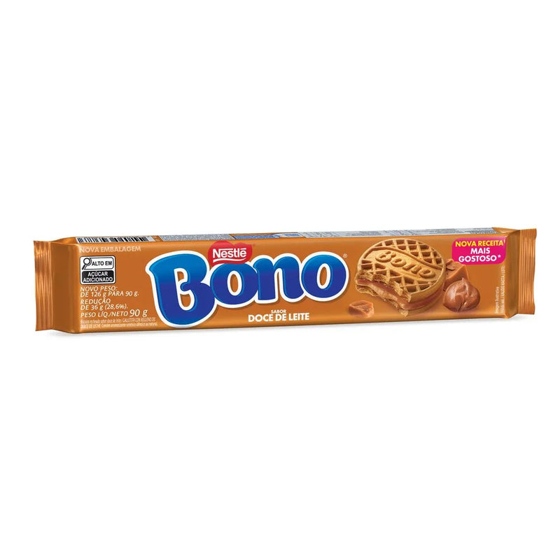 BISCOITO RECHEADO BONO DOCE DE LEITE NESTLE 90G