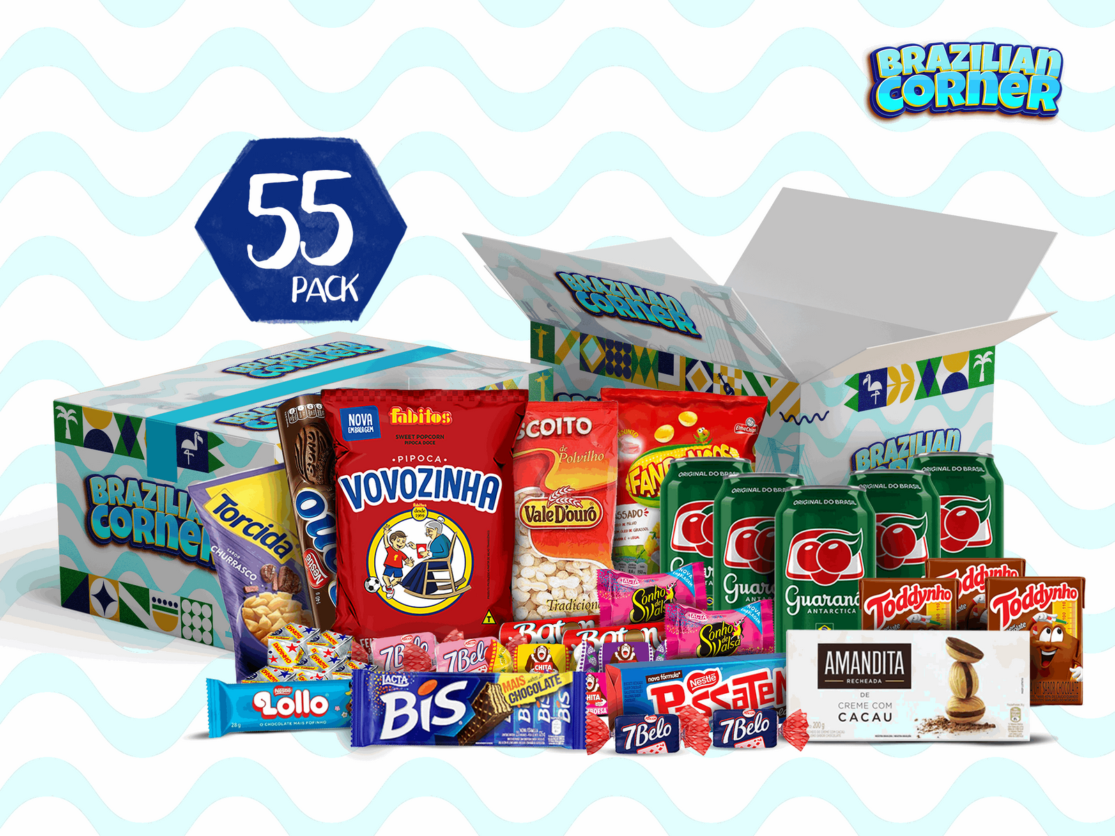 BRAZILIAN GIFT BOX GOLD 55 COUNT PACK