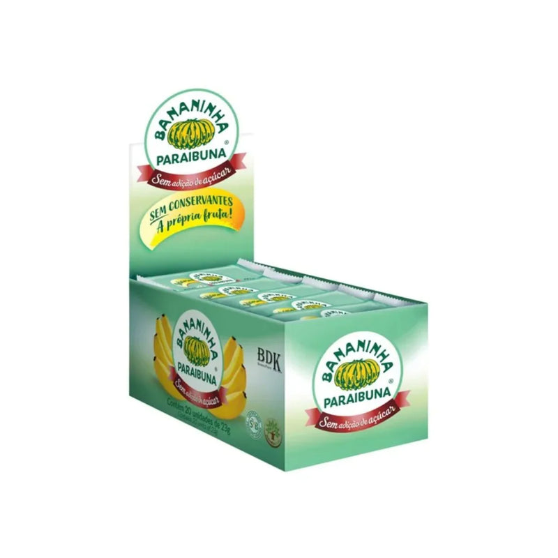 BANANINHA CREMOSA PARAIBUNA SEM AÇUCAR 460G  C/20UNID