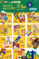Brazilian Corner Brazil Variety Pack of 20 | Mixed Brazilian Groceries, Cookies & Chocolates | Brazilian Grocery Basket Brazilian Corner