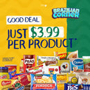 Brazilian Corner Brazil Variety Pack of 20 | Mixed Brazilian Groceries, Cookies & Chocolates | Brazilian Grocery Basket Brazilian Corner