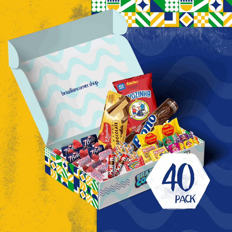 CANDY GIFT BOX VARIETY 40 COUNT PACK Brazilian Corner