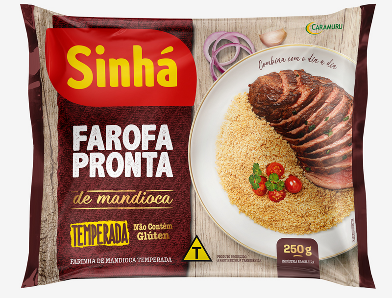 FAROFA PRONTA TEMPERADA TRADICIONAL SINHÁ 250G