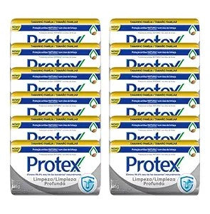 Protex Antibacterial Nutri Protect Bar Soap, 3 oz, 12 Bars | Sabonete Protex 12 Barras