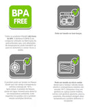 Contenedor de almacenamiento de alimentos para refrigerador de 40,57 fl oz con cierre hermético Plasutil | Refrigerador de plástico libre de BPA con drenaje y tapa extraíbles